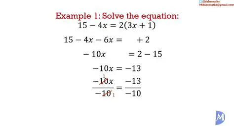 A Simple Algebraic Equation