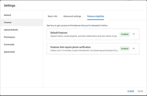 Access to Advanced Features