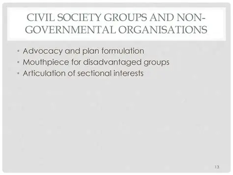Addressing Civil Society Interests