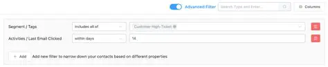 Advanced Filtering and Tagging