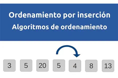 Algoritmos de ordenamiento