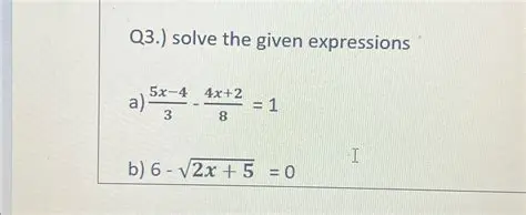 Analyzing the Given Expressions
