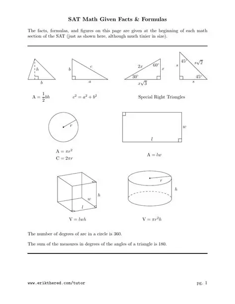Analyzing the Given Formulas