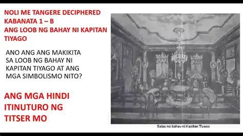 Ang Paglalarawan ng Bahay ni Kapitan Tiago