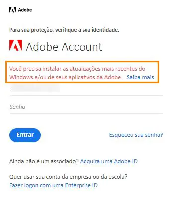 Atualize seu sistema operacional