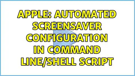Automated Screensaver Switching