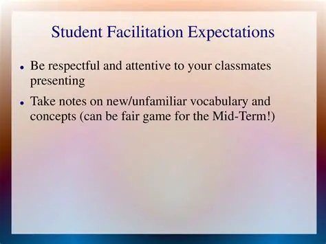 Be respectful and attentive