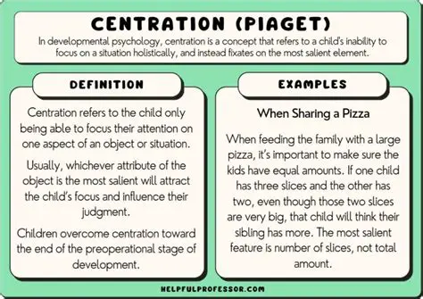 Behavioral Examples of Centration