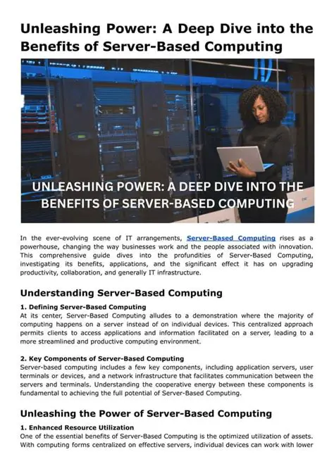 Benefits of Server Behaviors