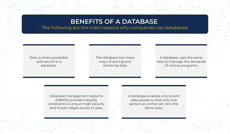 Benefits of Using a Database