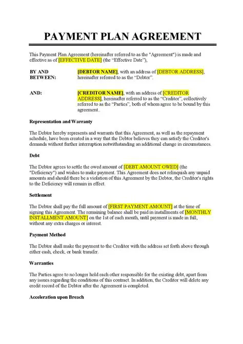 Breaking Down the Payment Plan