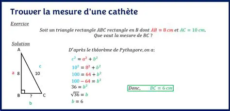 Calcul de la longueur de BC dans un triangle rectangle