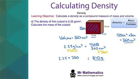 Calculating Density of Each Object