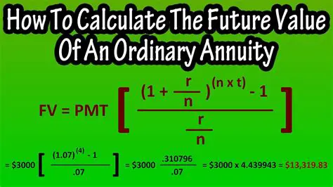 Calculating the Future Value of Annual Deposits