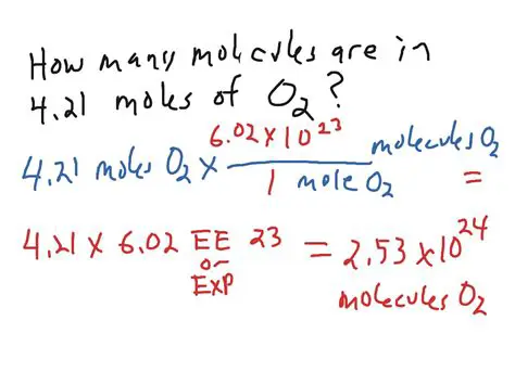Calculating the Mass of Moles of Oxygen