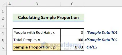 Calculating the Proportion of Respondents