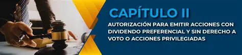 Capacidad para emitir acciones