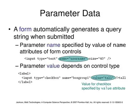 Categories in Which Information Must be Specified