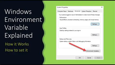 Check the environment variables