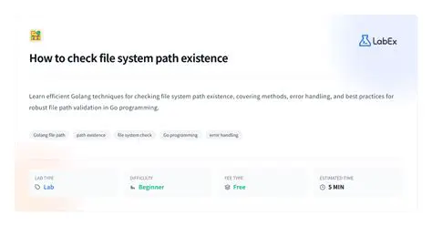 Check the File Path and Existence