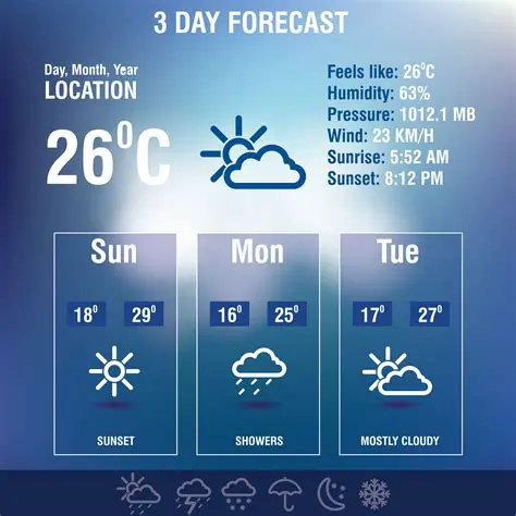 Check the weather forecast