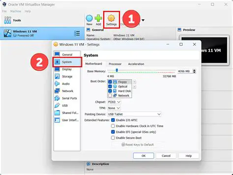 Check Virtual Box Settings