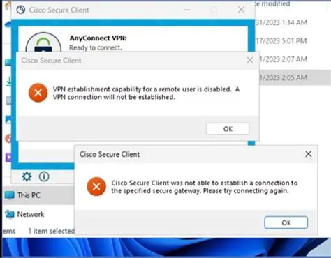 Check your SecureClient software