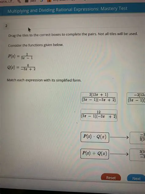 Choosing the Correct Expression