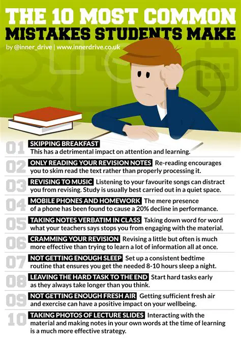 Common Mistakes Made by Students