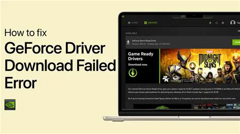 Common Problems with Nvidia App and GeForce Experience