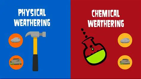 Comparison of Chemical and Physical Weathering