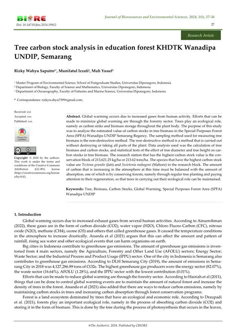 Conduct further research on the dynamics of the forest ecosystem in KHDTK Pondok Buluh