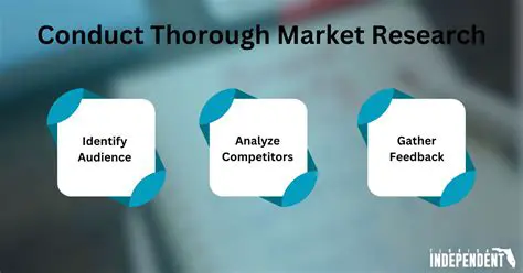 Conduct thorough market research