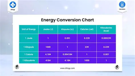Converting Energy from Kilojoules to Joules