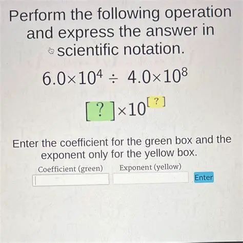 Correct Expressions in Scientific Notation