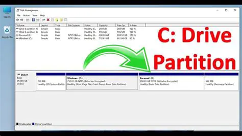 Create a partition for Windows