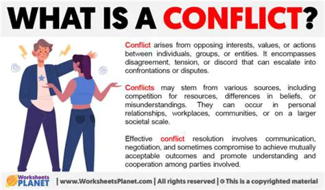 Create tension or conflict
