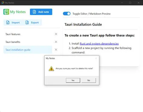 Current Notification APIs in Tauri