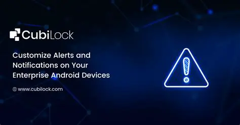 Customize Alerts and Notifications