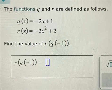 Defining the Functions q and r