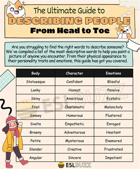 Describing Words for Nouns