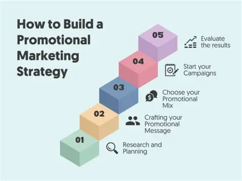 Develop and evaluate promotional strategies