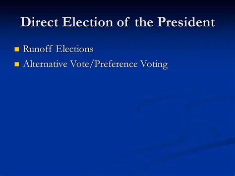 Direct Election of the President