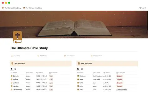 Discover the Ultimate Bible Study Experience