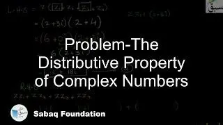 Distributive Property of Complex Numbers