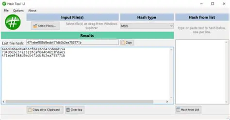 Download and install Hash Tool
