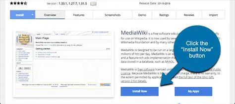 Download and install MediaWiki