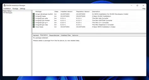 Download and install MingW C Toolbox