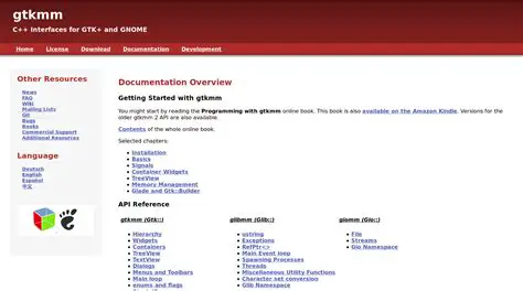 Download the gtkmm development environment