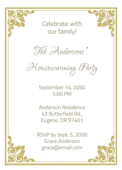 Drafting a Formal Invitation for Parents and Other Guests for Grandparents Day Celebration